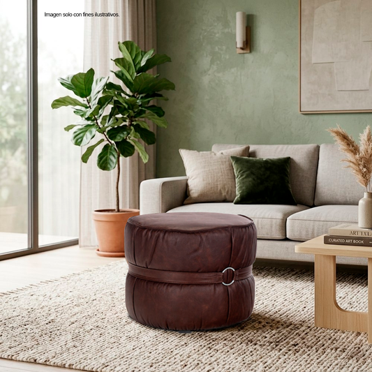 Piecero de cuero, modelo Senegal Luxury 417003, color café.