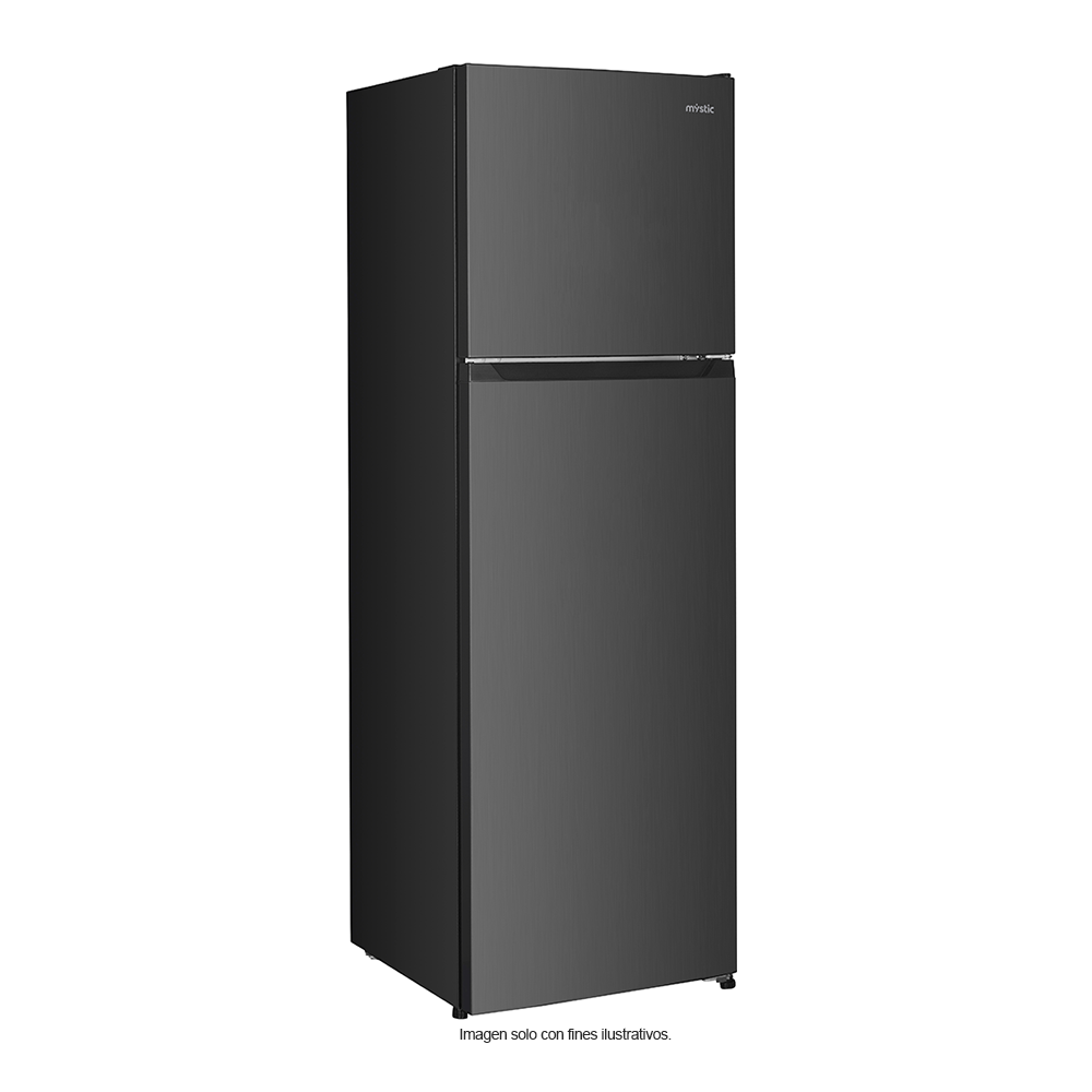 Refrigeradora Top Mount 9,6pc (272 litros) RF-NV272LSS, no frost, inverter, manigueta empotrada. MYSTIC.