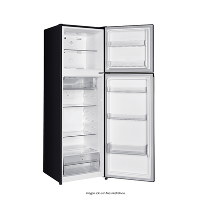 Refrigeradora Top Mount 9,6pc (272 litros) RF-NV272LSS, no frost, inverter, manigueta empotrada. MYSTIC.