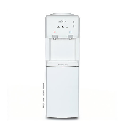 Dispensador de agua MY-WD260, agua caliente /fría / normal tanque interno de 3.3 litros. con gabinete Mystic