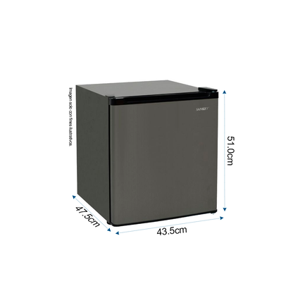 Refrigeradora Mini-Bar, modelo RF-280 Sankey, color gris.