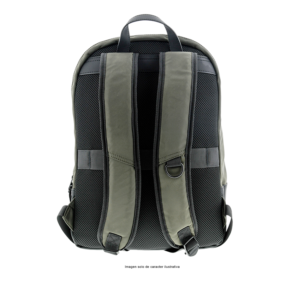 Mochila para laptop de 15.6" modelo KNB-756 Klip, color verde negro.