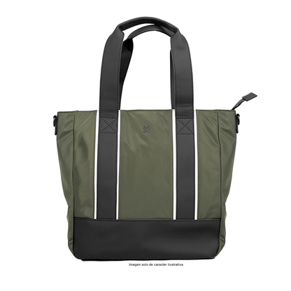 Bolso para laptop de 13" modelo KLB-751 color verde negro.