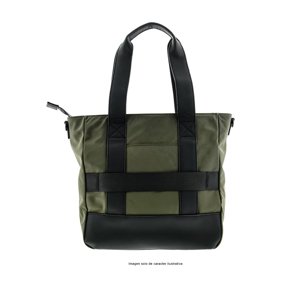 Bolso para laptop de 13" modelo KLB-751 color verde negro.