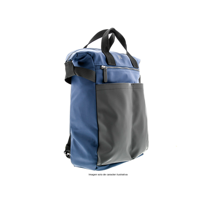 Mochila para Laptop 16" modelo ARUM KNB-721, color gris azul.