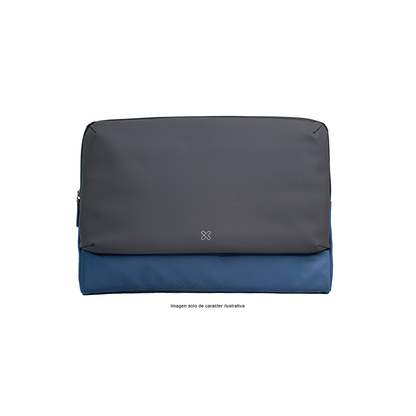 Funda para laptop de 16" modelo ARUM KNS-760, color gris azul