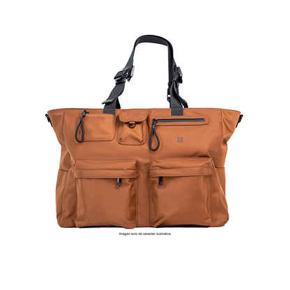 Bolso para laptop 15.6" modelo Nomadia KLB-851 color brown