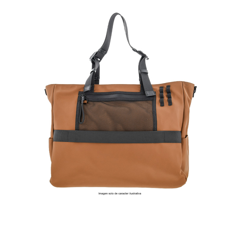 Bolso para laptop 15.6" modelo Nomadia KLB-851 color brown