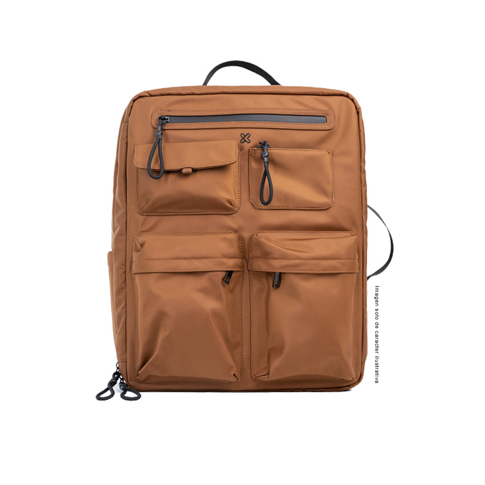 Mochila para laptop NOMADIA KNB-775 color Brown Klip