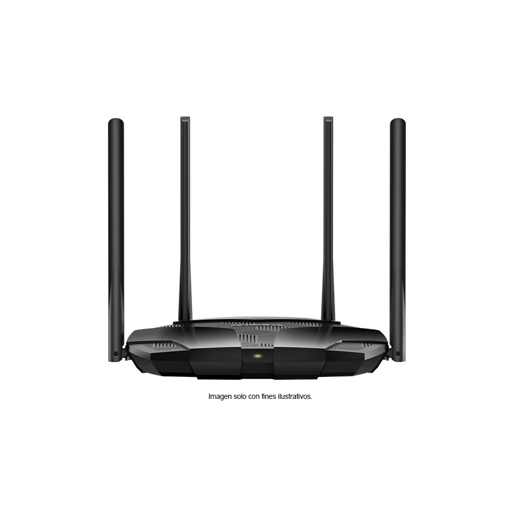 Router WiFi 6 modelo MERCUSYS MR80X, Gigabit Doble Banda AX3000 4 antenas