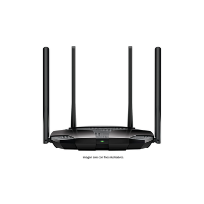 Router WiFi 6 modelo MERCUSYS MR80X, Gigabit Doble Banda AX3000 4 antenas
