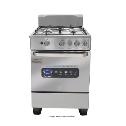 Estufa a gas 24" modelo EMI24S4, 4 quemadores, encendido eléctrico  KENMORE