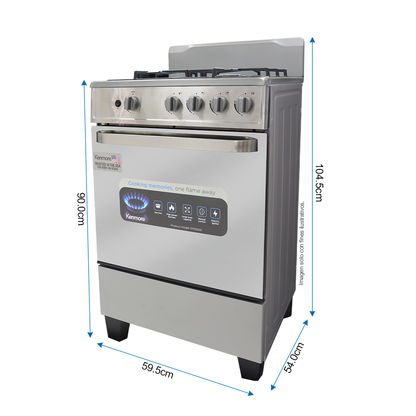 Estufa a gas 24" modelo EMI24S4, 4 quemadores, encendido eléctrico  KENMORE