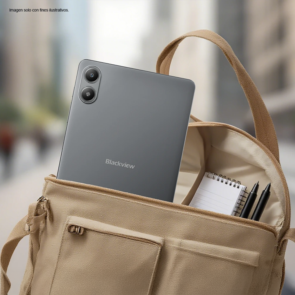 Tablet TAB LINK 2 WiFi, pantalla 8.6", 4GB+ 128GB, color negro media noche. BlackView.