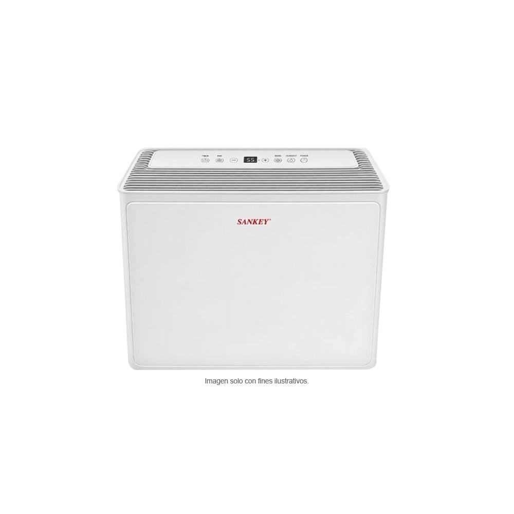 Deshumidificador ED-3002, capacidad 30 pintas, control digital, sensor de humedad. Sankey