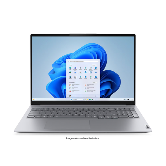 Laptop ThinkBook 16 G9 IRL, pantalla 16", Core 5 210H, 16GB, 512GB.Sistema operativo Windows 11 Pro. LENOVO