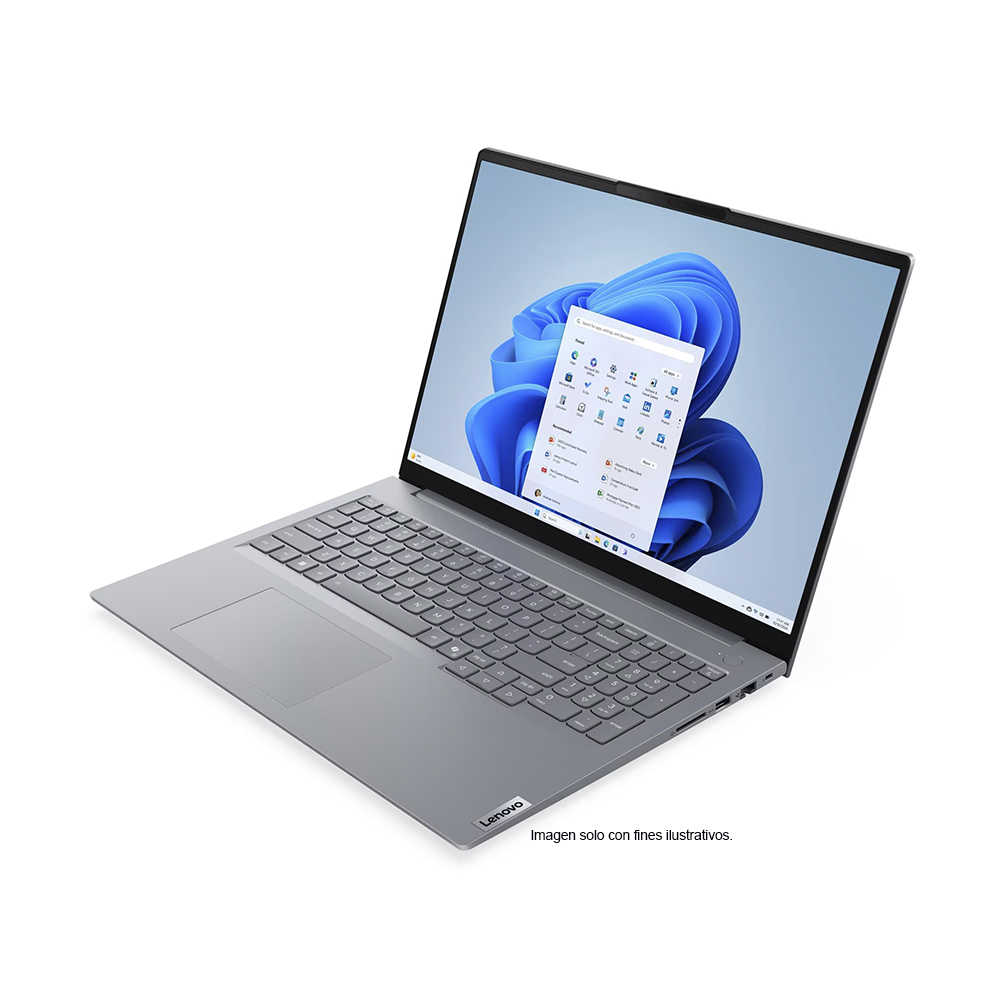 Laptop ThinkBook 16 G9 IRL, pantalla 16", Core 5 210H, 16GB, 512GB.Sistema operativo Windows 11 Pro. LENOVO