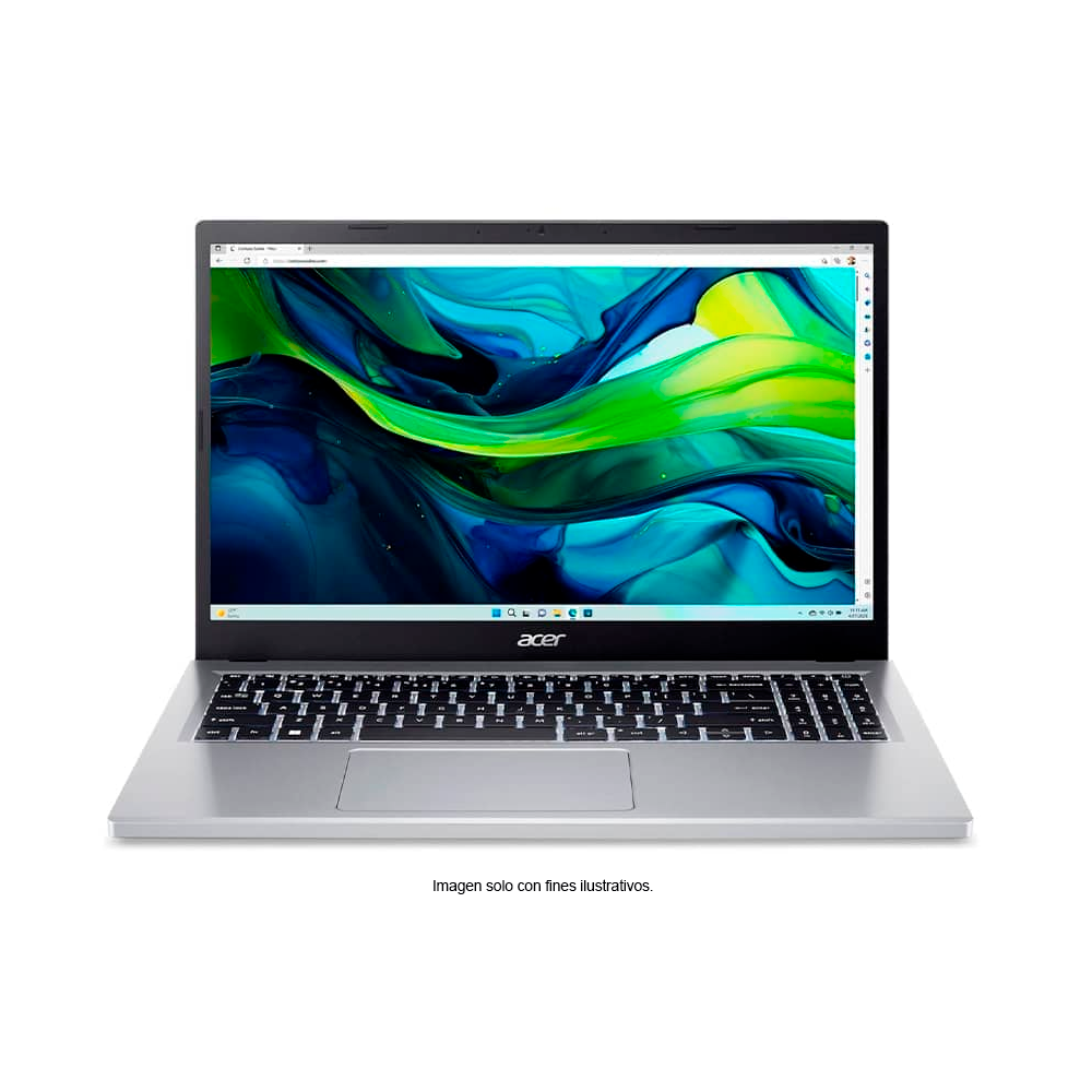 Laptop AG15-31P-38E3-PE, pantalla 15.6" FHD, Core i3, 8GB + 512GB. ACER