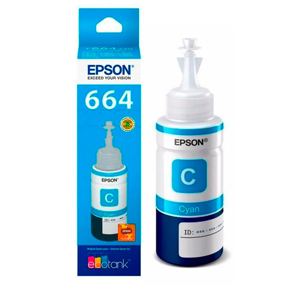 Epson T664220-AL Tinta Botella Cyan