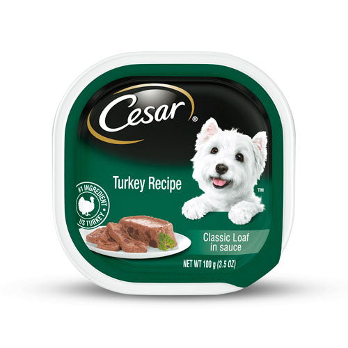 Cesar Turkey In Meaty Juice 3.5Oz Fortificado Con Vitaminas y Minerales Para Ayudar