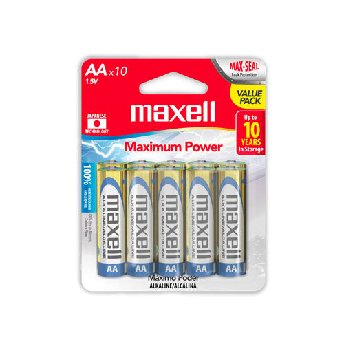 Maxell Lr06 Pck10 Batería Alkalina Aa