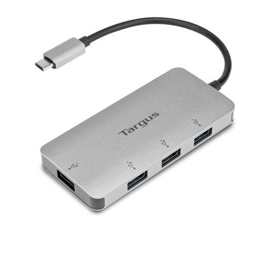 Targus ACH226BT Hub USB-C A USB-A 4 Puertos Plateado