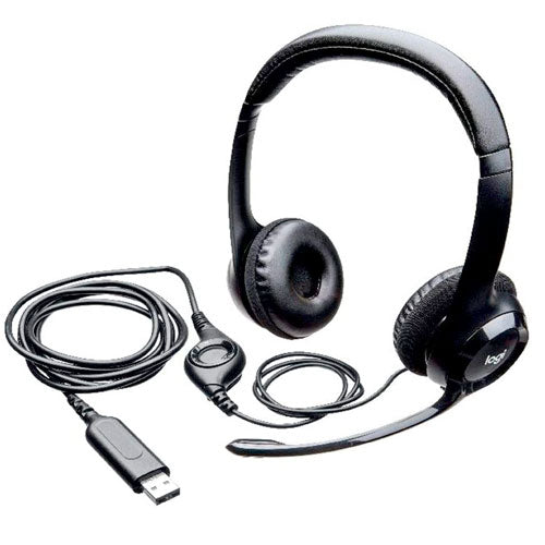 Logitech H390 Headset Alámbrico Negro