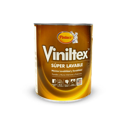 Viniltex Super Lavable Latex Mate Blanco 7500 1 Gl (3.785L)