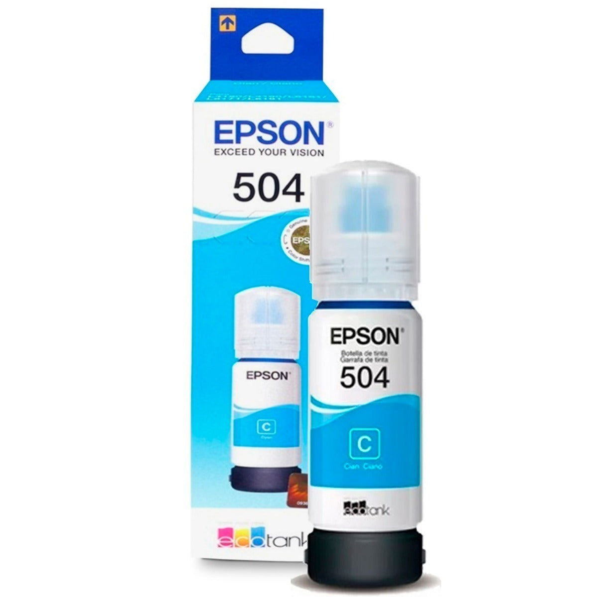Epson T504220-Al Tinta Botella Cyan