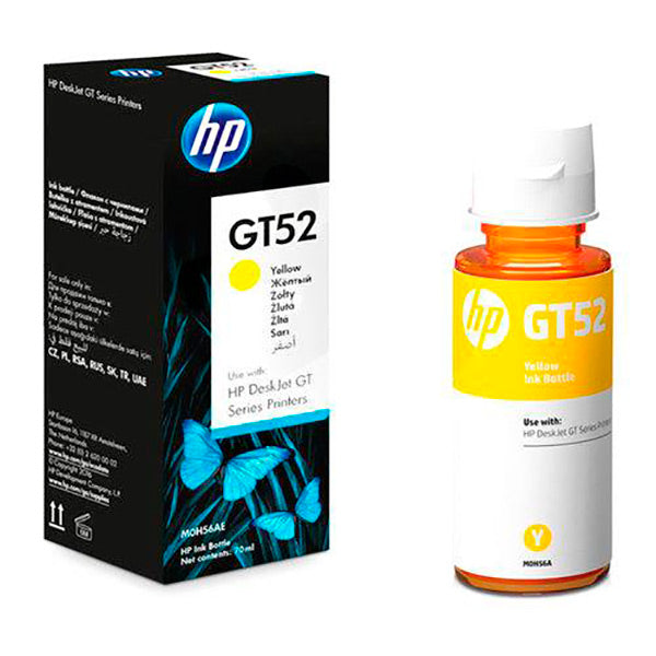 HP Gt52 Tinta Botella Amarilla
