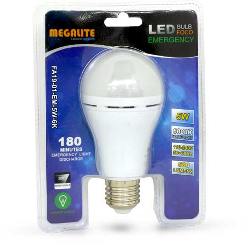 Amerelle Luces LED de emergencia para fallos de energía en el hogar,  paquete de 2 – Luz de falla de energía de triple función y combo de  linterna
