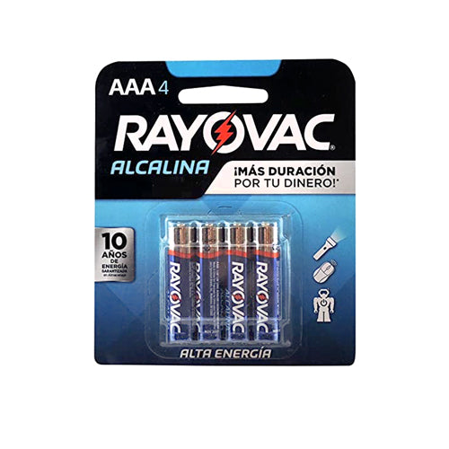 Rayovac Batería Aaa 4 Pck