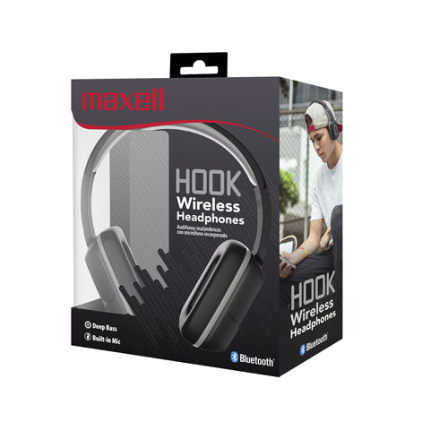 Audífonos Maxell 348172 Eb-Bt300 Hook Over Ear Bluetooth Negro