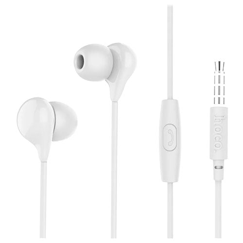 Audífonos Hoco M13 WHITE In Ear Alámbrico Blanco
