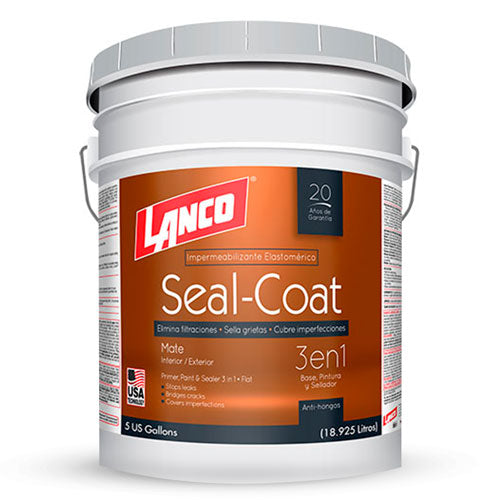 Lanco Pintura Base Seal Coat Blanco 5 Galones