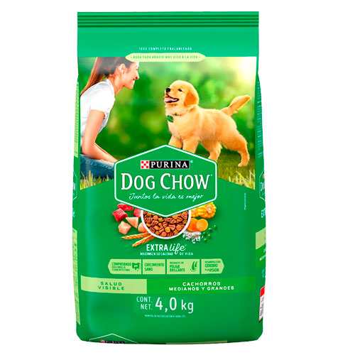 Dog Chow Cachorro E-Lif M/G 4Kg (8.8Lb)