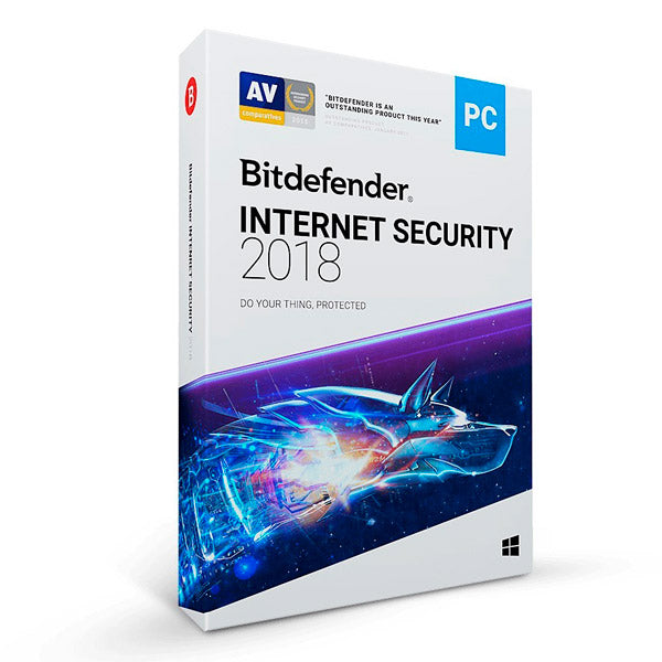 Bitdefender Internet Security Software Antivirus 1 Usuario 1 Año