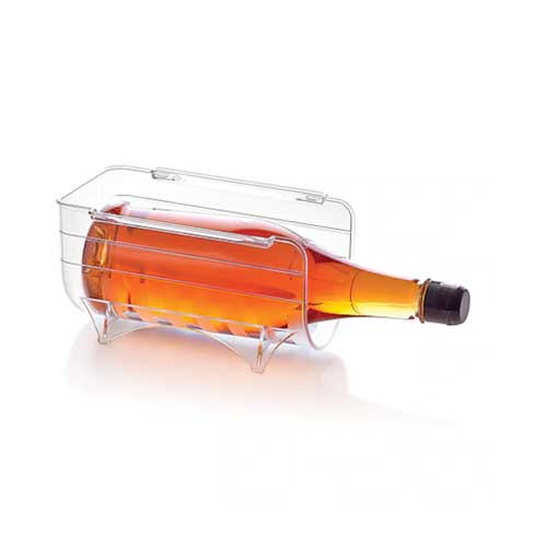 Qlux Plastic Organizador de Botellas 20X10X10Cm