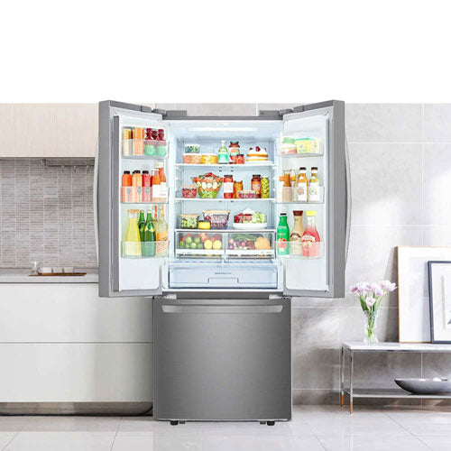 Refrigeradora LG french door 22pc modelo: LM22SGPK compresor inverter, acero brillante, Smart Diagnosi