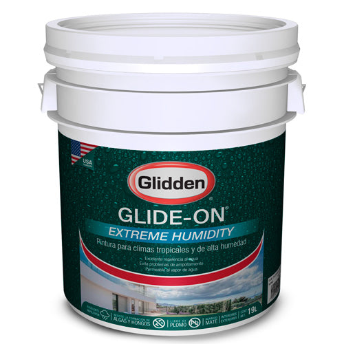 Glidden Pintura Base Glide-On Extreme Humidity Accent 5 Galones
