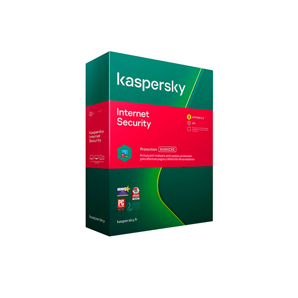 Kaspersky Internet Security Software Antivirus 3 Usuarios 1 Año