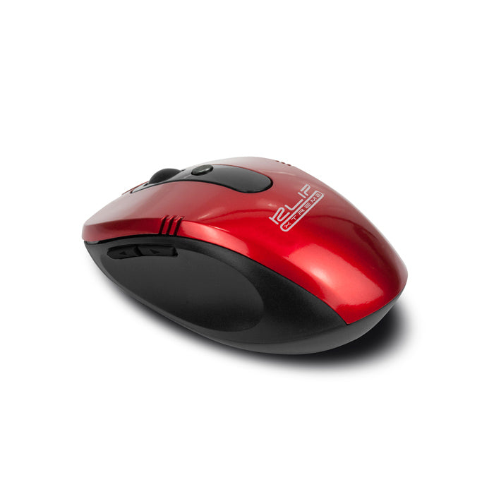 Klip KMW-330RD Mouse Inalámbrico Rojo