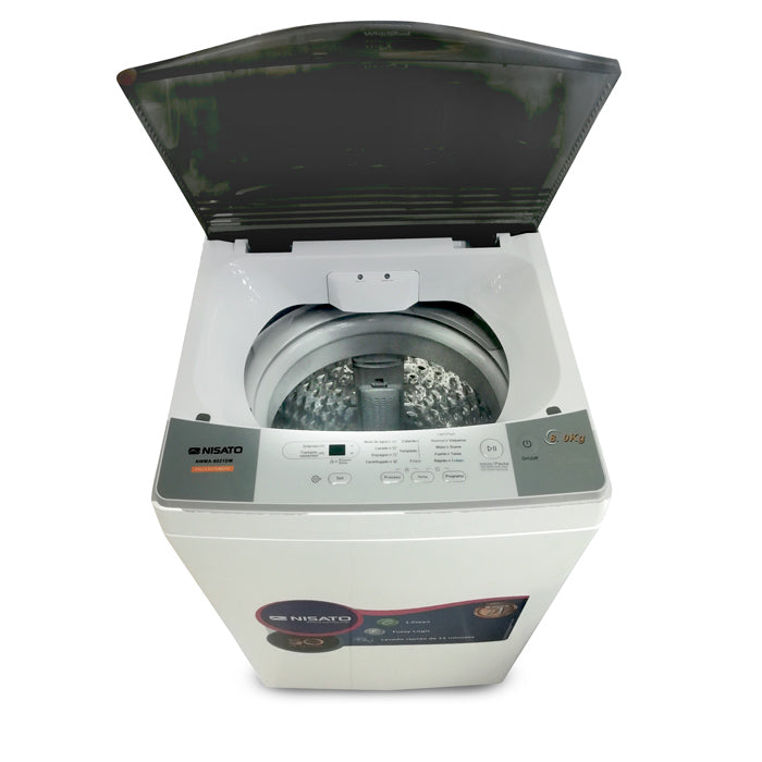 Lavadora automática Nisato 8kg modelo NWMA-8021DM