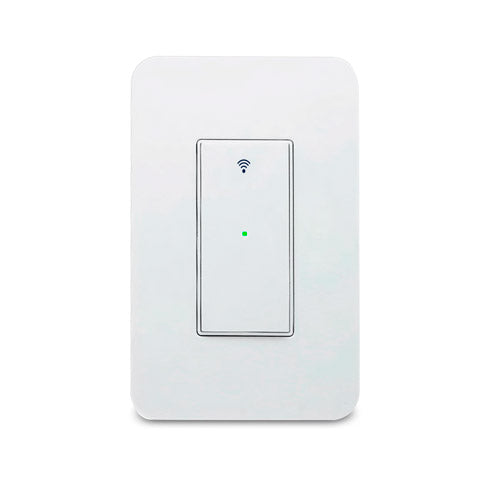 Interruptor de luz wifi sencillo blanco