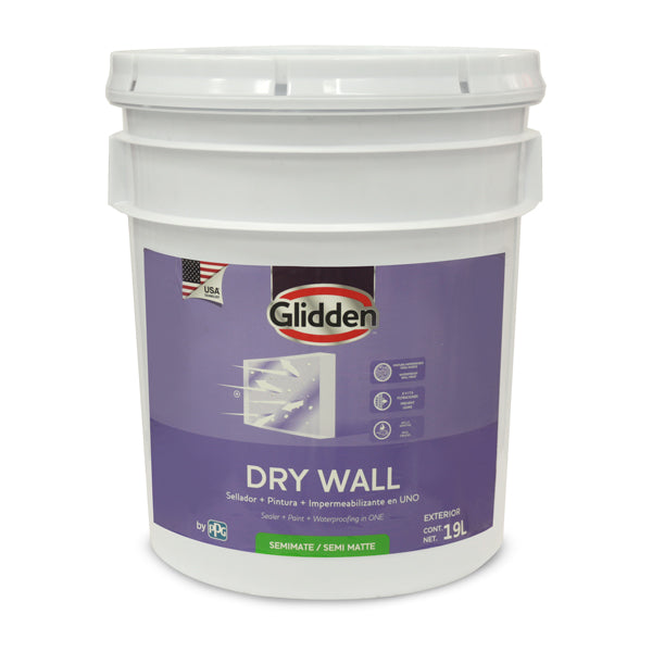 Glidden Pintura Especial Dry Wall Blanco 5 Galones
