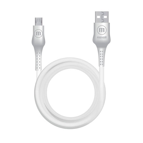 Maxell Jeleez 348212 Cable Blanco USB A Micro USB 6 Pies