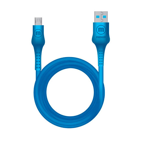 Maxell Jeleez 348213 Cable Azul USB A Micro USB 6 Pies