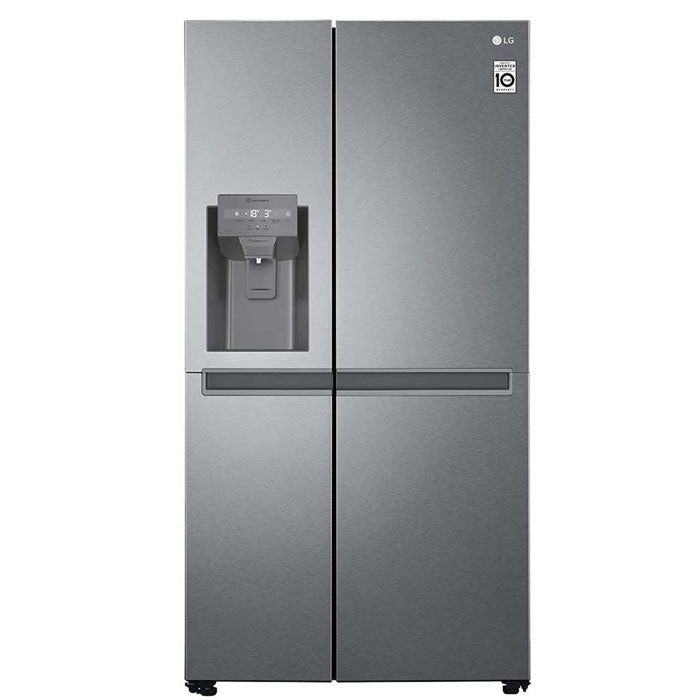 LG Refrigeradora 22Pc GS65WPPK Inverter Dispensador de Agua Ice Maker Bandejas de Vidrio Templado