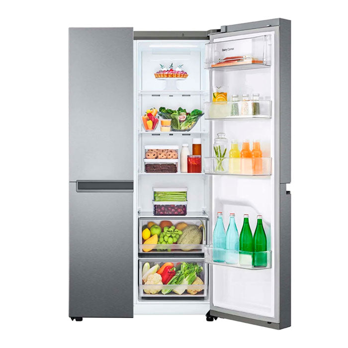 Refrigeradora de 22 pies cúbicos LG Side by Side  compresor inverter con 10 años de garantía