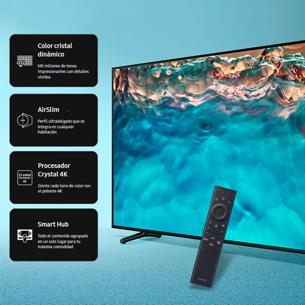 Samsung Un50Bu8000Pxpa Televisores LED Smart 50" 4K